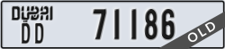 dubai - code - DD - number -71186
