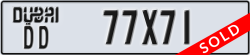 dubai - code - DD - number -77X71