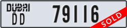 dubai - code - DD - number -79116