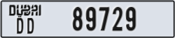 dubai - code - DD - number -89729