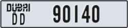 dubai - code - DD - number -90140