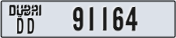 dubai - code - DD - number -91085