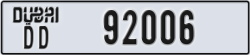 dubai - code - DD - number -91927