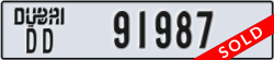 dubai - code - DD - number -91987