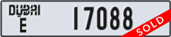 dubai - code - E - number -17088