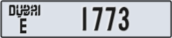 dubai - code - E - number -1773