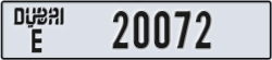 dubai - code - E - number -20072