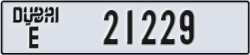 dubai - code - E - number -21150