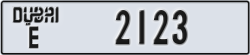 dubai - code - E - number -2123