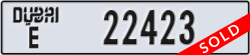 dubai - code - E - number -22423