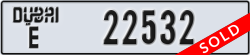 dubai - code - E - number -22532