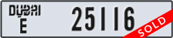 dubai - code - E - number -25116