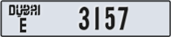 dubai - code - E - number -3157
