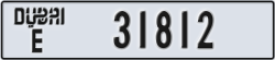 dubai - code - E - number -31812