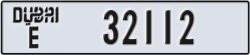 dubai - code - E - number -32112