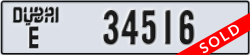 dubai - code - E - number -34516