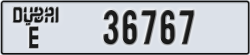 dubai - code - E - number -36767