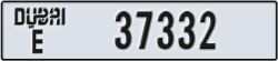 dubai - code - E - number -37332