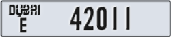 dubai - code - E - number -42011