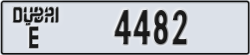 dubai - code - E - number -4482