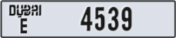 dubai - code - E - number -4539