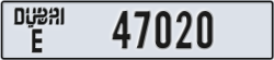 dubai - code - E - number -47020