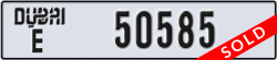 dubai - code - E - number -50585