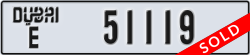 dubai - code - E - number -51119