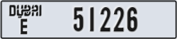 dubai - code - E - number -51147