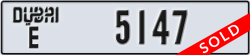dubai - code - E - number -5147