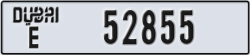 dubai - code - E - number -52855