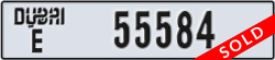 dubai - code - E - number -55584