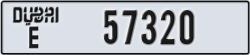 dubai - code - E - number -57320