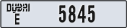 dubai - code - E - number -5845