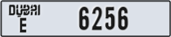 dubai - code - E - number -6256