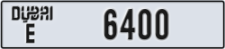 dubai - code - E - number -6400