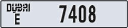 dubai - code - E - number -7408