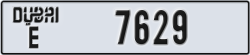 dubai - code - E - number -7629