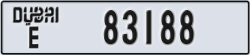 dubai - code - E - number -83188