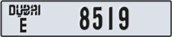 dubai - code - E - number -8519