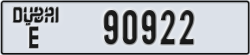 dubai - code - E - number -90922