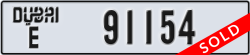 dubai - code - E - number -91154