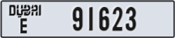 dubai - code - E - number -91623