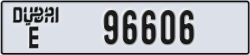 dubai - code - E - number -96606