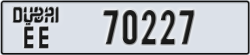 dubai - code - EE - number -70227