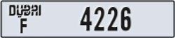 dubai - code - F - number -4226