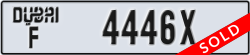dubai - code - F - number -4446X