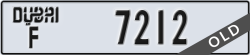 dubai - code - F - number -7212