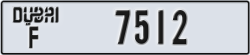 dubai - code - F - number -7512