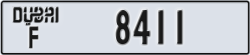 dubai - code - F - number -8411